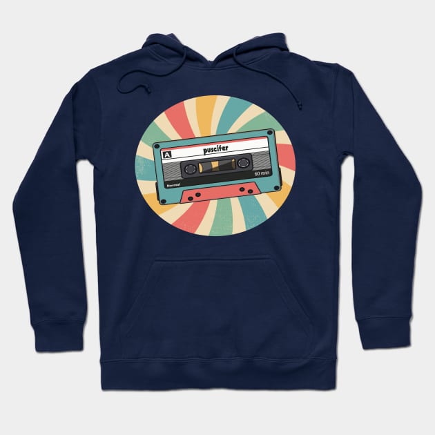 retro puscifer Hoodie by Saha Paloma Ilustra